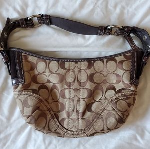 Coach signature hobo